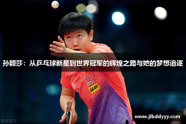 孙颖莎：从乒乓球新星到世界冠军的辉煌之路与她的梦想追逐